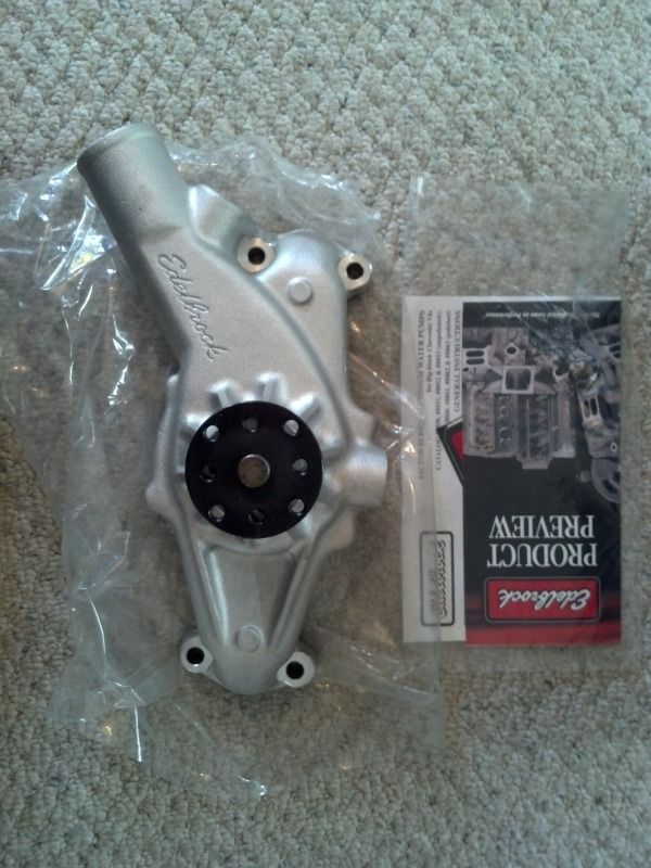 NEW Edelbrock bbc short Water Pump The Supercar Registry